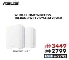 Whole Home Wireless Tri-Band Wifi 7 System 2 Pack