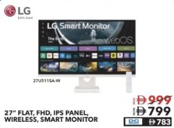 LG 27" FHD IPS Smart Monitor