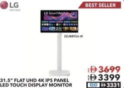 LG 31.5" UHD 4K IPS Monitor