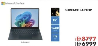 Surface Laptop 16GB RAM 1TB SSD (ZYT00039)