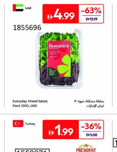 Bustanica Everyday Mixed Salad, Pack 120G, UAE