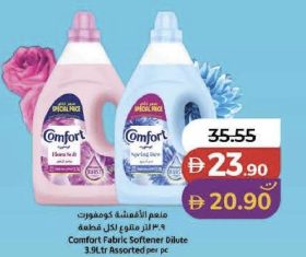 Comfort Fabric Softener Dilute 3.5L Assorted