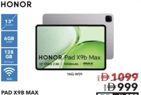 Honor Pad X9B Max YAG-W09