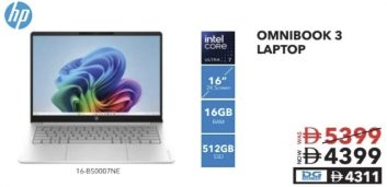 HP Omnibook 3 Laptop 16S-BS0007NE