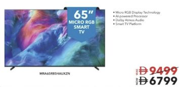 Samsung 65" Micro RGB Smart TV M8LA65R5HAUXZN