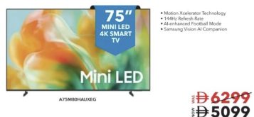 Samsung 75" Mini LED 4K Smart TV A75MB1AUXXG