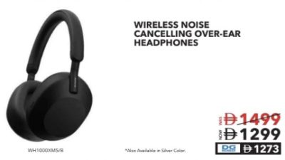Sony WH1000XM5/B Wireless Noise Cancelling Over-Ear Headphones