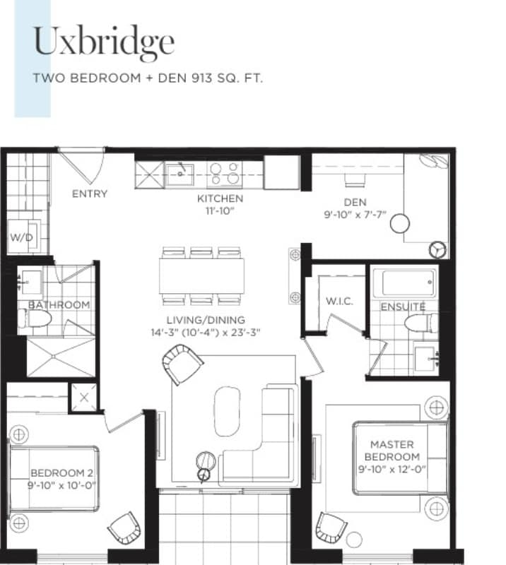 Notting Hill Condos - 2.5 bed 2 bath photo 2