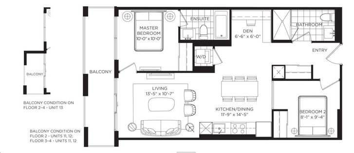 Notting Hill Condo Assignment - 3 bed 2 bath photo 2