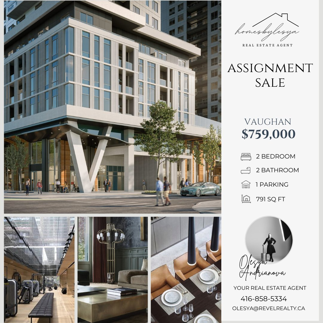Vincent Condo Assignment Vaughan - 2 bed 2 bath photo 2