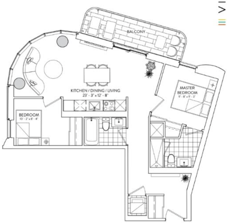 Galleria 3 Condo  Assignment- 2 bed 2 bath by Almadev in TORONTO