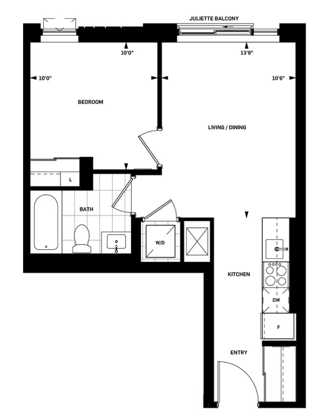 Daniels on Parliament Assignment Condo - 1 bed 1 bath photo 2