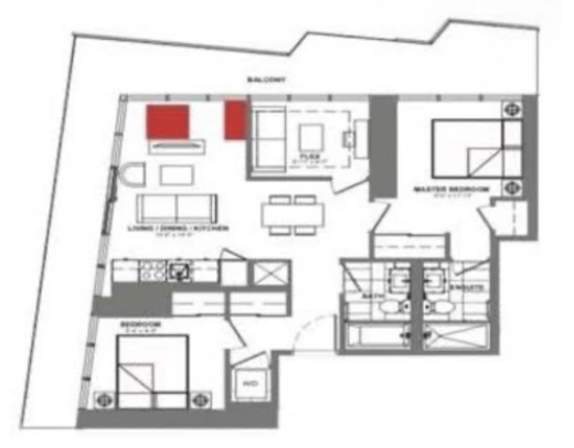 M City M3 Condo Assignment - 2.5 bed 2 bath photo 2