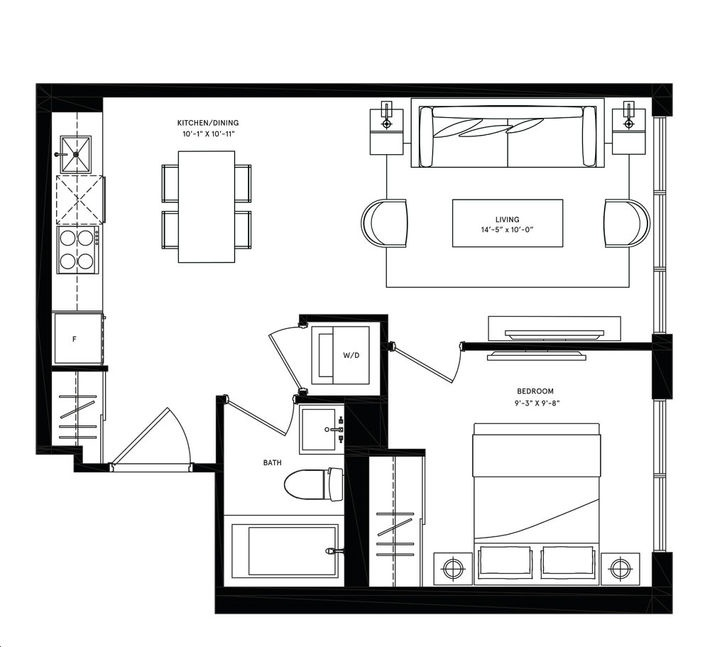 Exchange District Condo Assignment Sale - 1 bed 1 bath photo 2