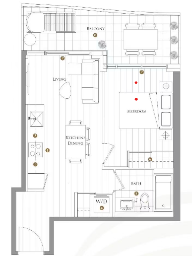 King's Landing Condo Assignment - 1 bed 1 bath photo 2