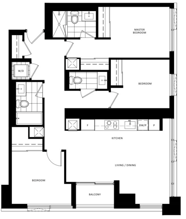 Burke Condos Assignment - 3 bed 3 bath photo 2