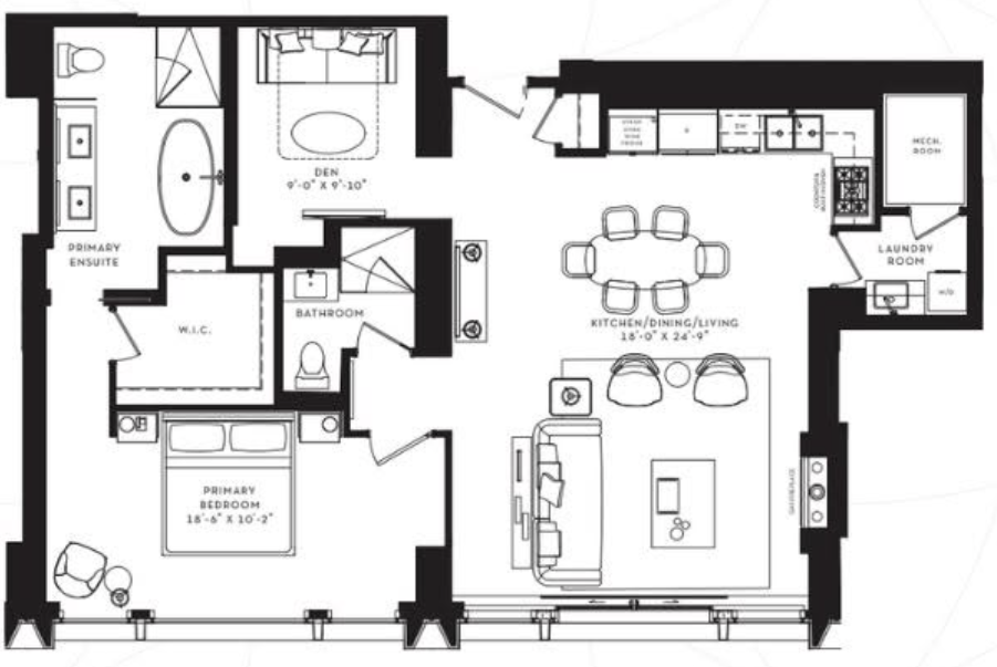 50 Scollard Condo Assignment - 1.5 bed 2 bath photo 2