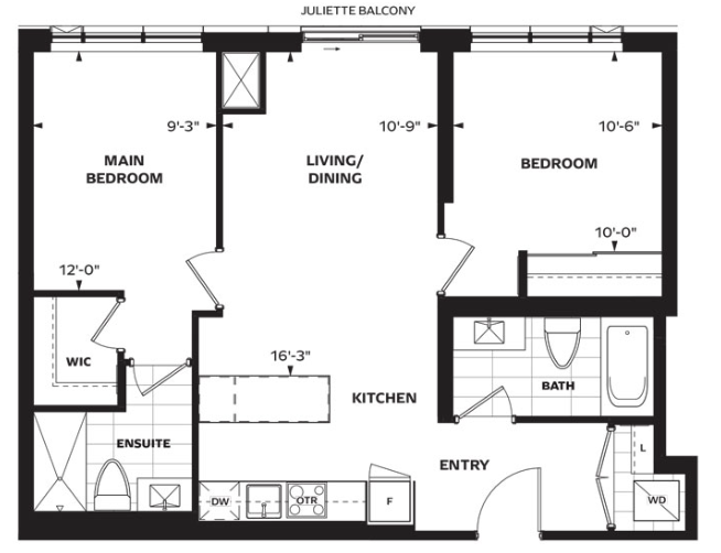 The Kith Erin Mills Condo Assignment - 2 bed 2 bath photo 2