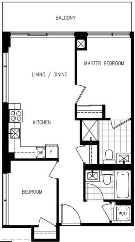 The Millhouse Condo Assignment - 2 bed 2 bath photo 2
