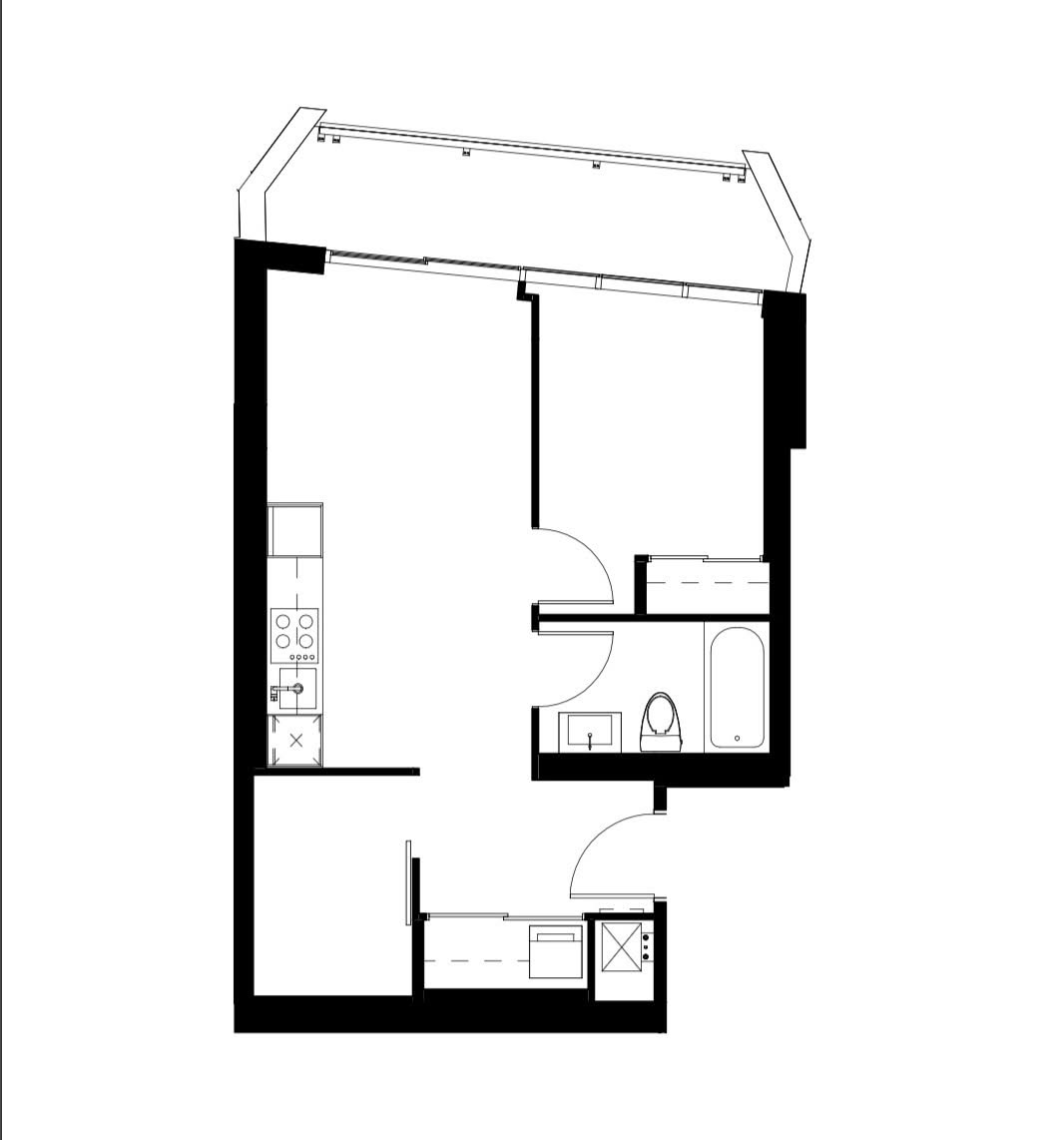 One Delisle Assignment - 1.5 bed 1 bath by Slate Asset Management in TORONTO