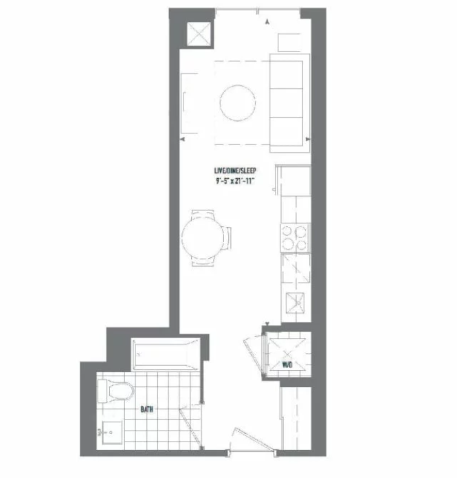 75 James Condos Assignment - 0 bed 1 bath photo 2